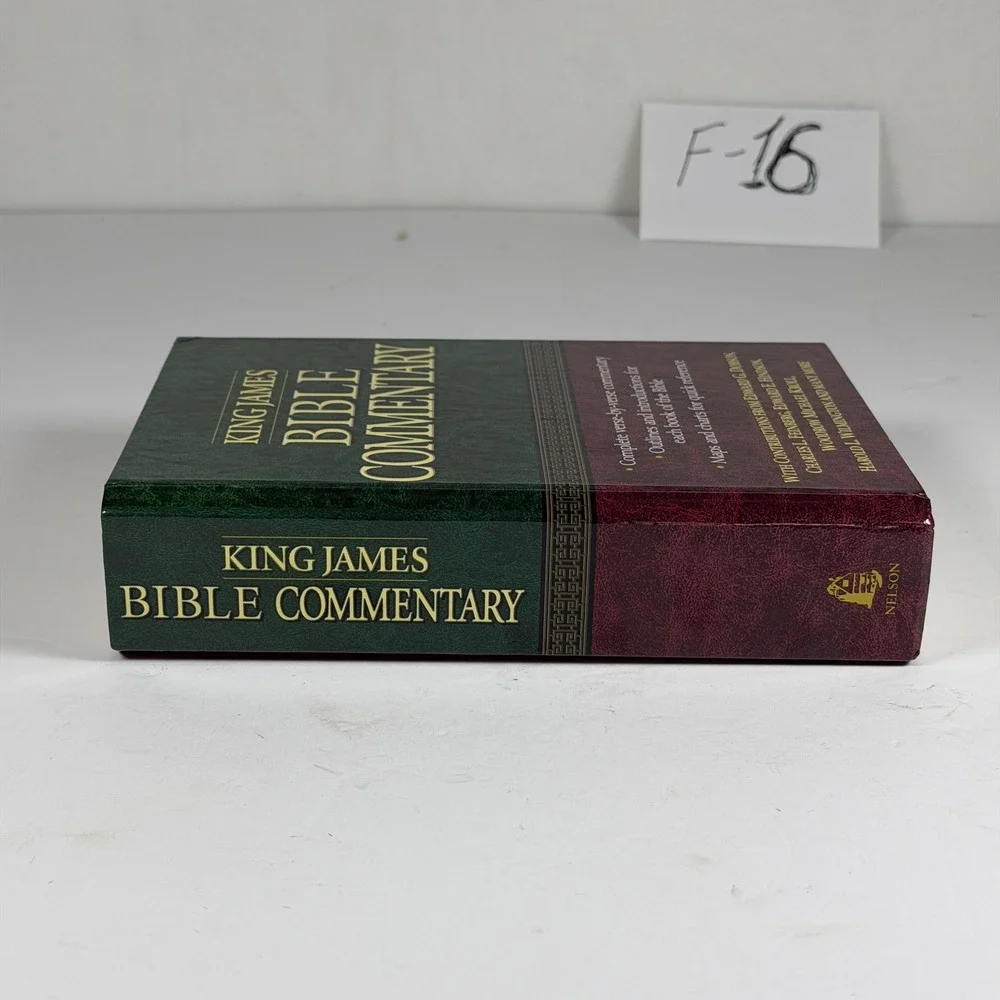 King James Bible Commentary Thomas Nelson Hardcover F-16